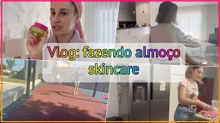 VLOG: FAZENDO ALMOÇO, SKINCARE FOMOS AO PARQUINHO I #veda4 I Bruna Rodrigues