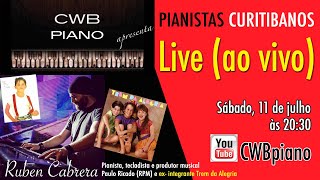 LIVE com Ruben Cabrera - Série "Pianistas Curitibanos" (01- Piano Blues)