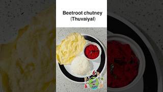 Beetroot chutney (thuvaiyal) 53 #shorts #unavuulagam #food #cooking Nov 8/24 #ytshorts #yt #tamil