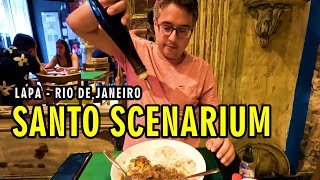 Restaurante Santo Scenarium na Rua do Lavradio na Lapa