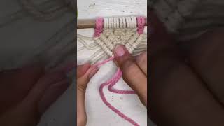 Macrame pattern tutorial #macramepattern #macrametutorial #macrameart #shorts