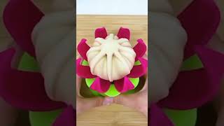 DIY lotus color flower manual bag steamed stuffed bun artifact steamed stuffed bun production #21