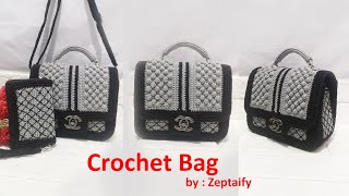 Crochet Bag Motif Pop Corn : Tas Rajut Motif Pop Corn Ala Channel