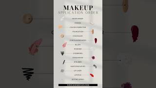 makeup application order 😍#youtubeshorts #makeup #makeupsteps #viral #trendingshorts #fashion#beauty