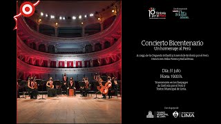 Concierto Bicentenario, un homenaje al Perú realizado por Sinfonía por el Perú