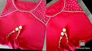 easy and simple designer crop top  /blouse design cutting and stitching 2020