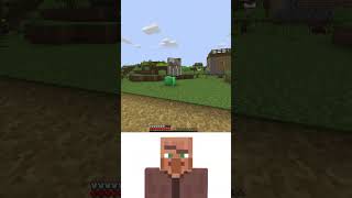 (Iron Golem In Ohio 😂) Oi Oi Oi Villager meme #shorts #minecraft