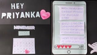 Creative birthday video wish idea | Long distance surprise for girlfriend