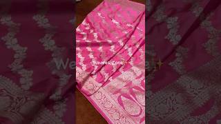 Gazri Pink Colour Saree Mashru Silk #mashrusilk #silkclothing #satinsilk #mashrusarees #weave szone