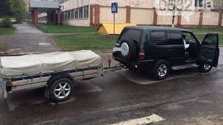 ДТП Полтава Toyota Prado сбил пешехода на пешеходном переходе улица красина