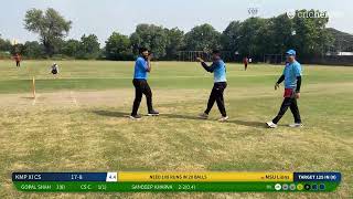 Live Cricket Match | MSU Lions vs KMP XI CS | 22-Oct-23 12:51 PM | SCPL - PL 2023(Semi Final) | Cr…