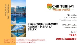 Hotel Sensitive Premium Resort&Spa Belek - TURCIA 2020