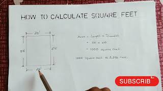 How to measure Square Feet for construction of Painting,Tiles, Interior design,etc... #roadmaker