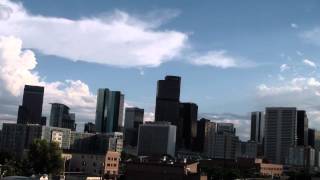 Clouds over Downtown Denver Time Lapse - 2013-08-26