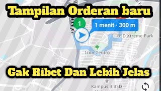 APLIKASI GRAB//TAMPILAN ORDERAN BARU GAK RIBET DAN JELAS