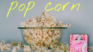 Pop corn recipe | Homemade pop corn | How to make pop corn | 5 mintue snacks recipe