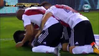 Gol de Scocco  River 1   0 Lanus  Semifinal IDA Copa Libertadores 2017