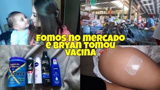 ALGUNS DIAS COM A GENTE | BRYAN TOMOU VACINA | FOMOS NO MERCADO + COMENTÁRIOS ❤