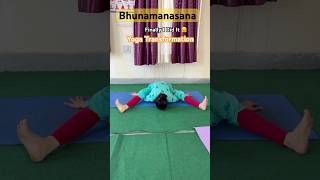 Yoga Can Change Your Body Shape | Yoga Transformation | Bhunamanasana | #yoga #flexibility #shorts