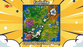 Fortnite Solo ZB: First Chapter 6 Live Stream - Day 2 of Exploring the Map