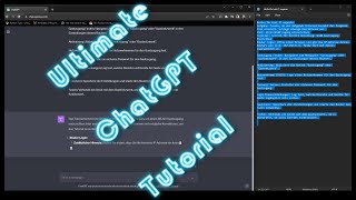 Das Ultimative ChatGPT Tutorial