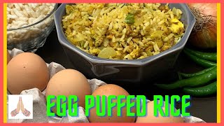 Egg puffed rice / Puffed rice videos / Unique Breakfast recipes / Egg recipes / Puffed rice recipes