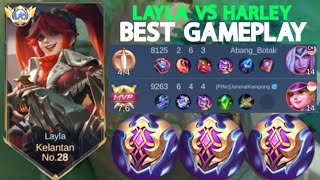 LAYLA VS HARLEY VS VALENTINA❗BUILD ONE SHOT ENEMY DELETE! best gameplay | build top 1 global Layla