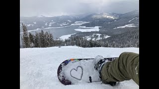 Forest Trail Snowboarding Transalpina - Vidra Lake March 2021 🏂