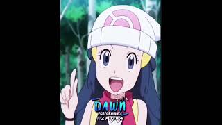 May vs Dawn | who is stronger | Pokemon journeys | ib- @mrelot#pokemon #shorts #shortsfeed #viral