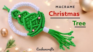 Macrame Christmas Tree Ornament | Macrame Christmas Decorations - Macrame Ornaments Tutorial