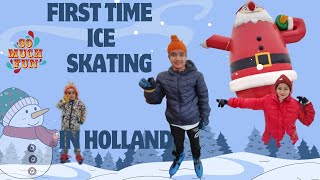 Ice Skating Ring | Unforgettable Family Fun |1st time | Winter Games | Ekam Fateh Vlogs