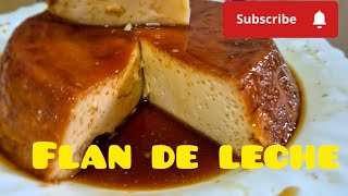 EL MEJOR POSTRE DEL MUNDO "FLAN DE LECHE🍮😋#postrefácilyrápido