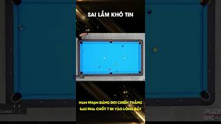 Sai lầm khó tha thứ thật #shorts  #billiardpoolvn #billiardvn