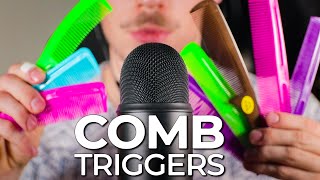 ASMR Hair Comb Triggers (No Talking)