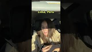 Manejando en peru vs USA