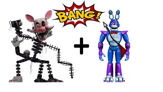 MANGLE + Glamrock Bonnie = ??? | FNAF Animação PARTE 59