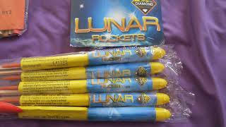 Lunar Rockets   Diamond fireworks