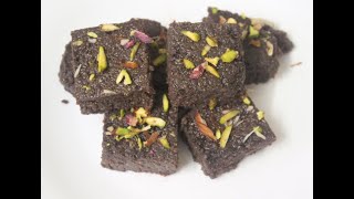 Diwali sweets/Chocolate Mawa Burfi recipe/10 mins,ONLY 4 ingredients Chocolate burfi/Diwali recipes