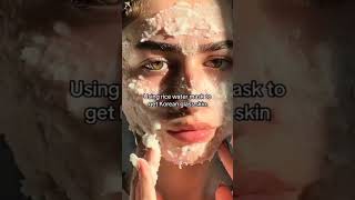 Achieve korean glass skin by this mask #korea #ricemask #koreanbeauty #clearskin #glassskin #youtube