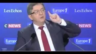 Jean-Luc Mélenchon, explique aux journalistes qu'il les "aime beaucoup" et leur donne des conseils