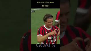 "Epic Showdown: Manchester City vs. AC Milan | 5 Goal Thriller! ⚽🔥 #FootballHighlights #SoccerGoals