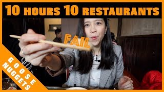 10 Restaurants in 10 Hours! Valentines Day Challenge - FAIL 【10吃10小时-失败】