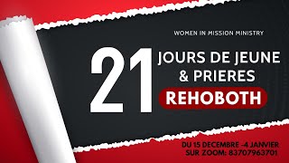 21JOURS DE JEUNE ET PRIERES: J-3