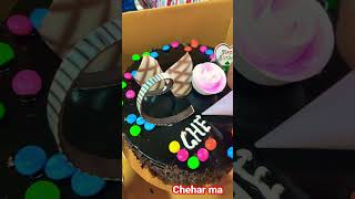 Happy birthday chehar ma #shorts #chocolatecake #ytshorts #decoration #status #cake #cheharma