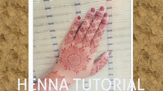 HENNA TUTORIAL || @Sanahshenna