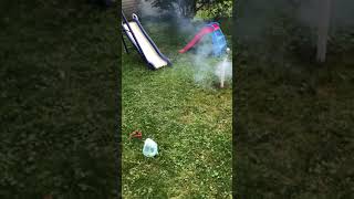 FB Rocket with a CA ball shell salute firework