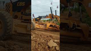 Machinery under construction of new road