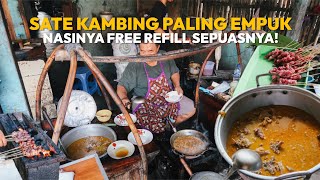 EMPUK BANGET !!! TONGSENG DAN SATE KAMBING RACIKAN PAK YO INI BESAR-BESAR DAN EMPUK BANGET !