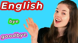 How to say goodbye in ENGLISH - Practice speaking english