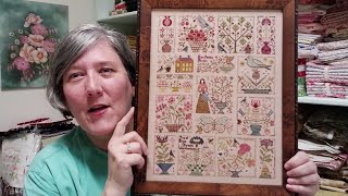 Flosstube #89 - Stitching at the Castle and Finishes Galore!